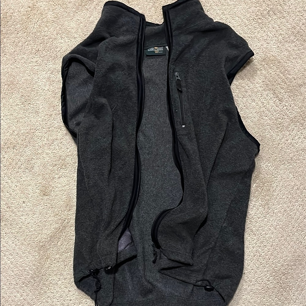 Cabin Creek Gray Fleece Jacket